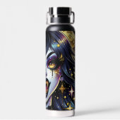 バンパイアウィズ金ゴールドファンズフルムーンハローウィンパーティ ウォーターボトル (背面)