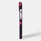 バンパイアカッコいいの唇と牙のパターン Case-Mate iPhoneケース (裏面 / 左)