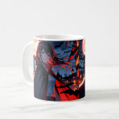 バンパイアガールマグカップ – アニメハロウィーンコーヒーマグ コーヒーマグカップ (正面左)