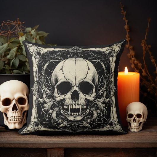 バンパイアスカル クッション