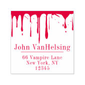 バンパイアドリップブラッド – ハロウィーン差出人住所 セルフインキングスタンプ (デザイン)
