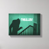 バンパイアノスフェラトゥグリーンホラースリラー キャンバスプリント (正面)