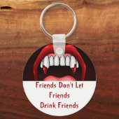 バンパイアハロウィーン歯 キーホルダー (正面)