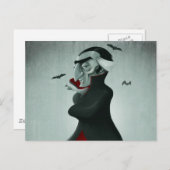 バンパイアハロウィーン ポストカード (正面/裏面)