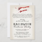 バンパイアハローウィンパーティ 招待状 (正面)