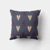 バンパイアハートパターン クッション (裏面)