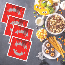 バンパイアバイトハローウィンパーティ スタンダードカクテルナプキン