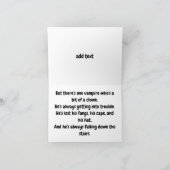 バンパイアパンプキンアンドハロウィーン カード (内部)