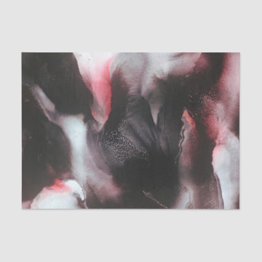 バンパイアフォーニュンスティッシュペーパー |ブラッドレッド、ダーク 薄葉紙 (正面)