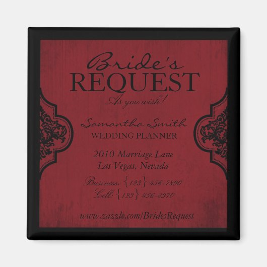 バンパイアブライドのビジネスマグネット マグネット (正面)