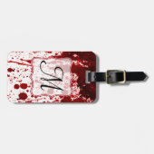 バンパイアブラッドドリッププールモノグラムラゲージタグ ラゲッジタグ (正面横)