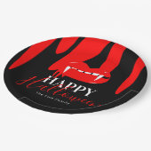 バンパイアブルームリップハロウィーン誕生日パーティー ペーパープレート (アングル)