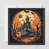 バンパイアマナーハローウィンパーティ招待状 招待状 (裏面)