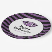 バンパイアリップゴシックハッピーハローウィン紙プレート ペーパープレート (アングル)