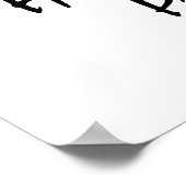 バンパイアリップゴシックハローウィンパーティウェルカムサイン ポスター (角)