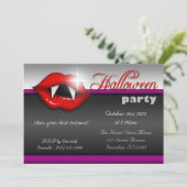 バンパイアリップハローウィンパーティ招待状 招待状 (スタンド正面)