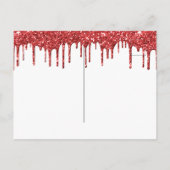 バンパイアレッドグリッターリップ&ファンズハロウィーンブラック シーズンポストカード (裏面)