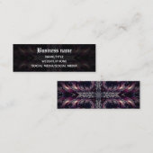 バンパイア万華鏡のように千変万化するパターンゴシック中世 スキニー名刺 (正面/裏面)