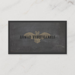 バンパイア不気味こうもりハロウィンビジネスカード 名刺