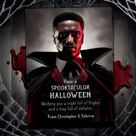 バンパイア不気味ドラキュラハロウィングリーティング シーズンカード