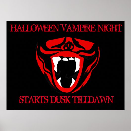 バンパイア夜 ポスター (正面)