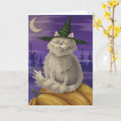 バンパイア子猫 カード (黄色い花)