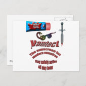 バンパイア日焼け止め ポストカード (正面/裏面)