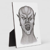 バンパイア白黒デザイン フォトプラーク (側面)