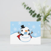 バンパイア雪だるま ポストカード (スタンド正面)