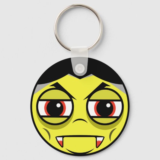 バンパイア顔 キーホルダー (正面)