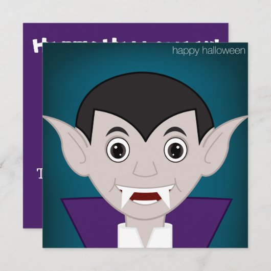 バンパイア 招待状 (正面/裏面)