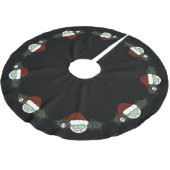 バンパイレサンタこうもり ブラッシュドポリエステルツリースカート (アングル)