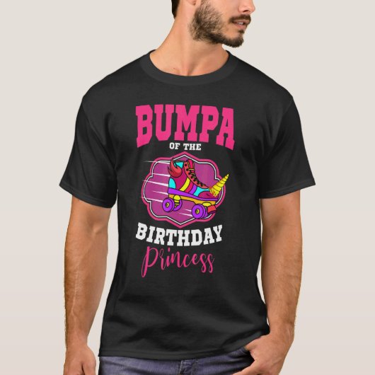 バンパオブザ誕生日プリンセスローラースケートスカティ Tシャツ (正面)