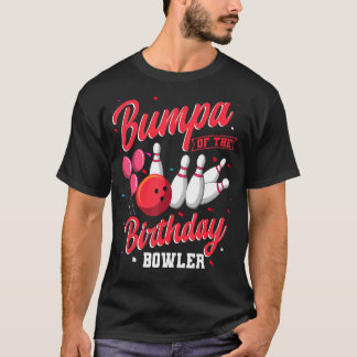 バンパオブザ誕生日ボウリングをする人、 クリケットの投手ボーリングファミリーセレブ Tシャツ