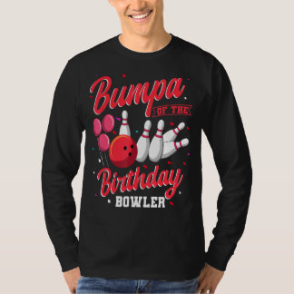 バンパオブザ誕生日ボウリングをする人、 クリケットの投手ボーリングファミリーセレブ Tシャツ