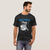 バンパシャークレックス面白い海の魚捕食者おじいちゃん Tシャツ (正面フル)