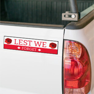 バンパーのステッカー – 私たち忘れの防止 –  バンパーステッカー