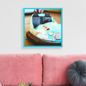 バンパーカー遊園地のキャンバス キャンバスプリント (インサイチュ (リビング))