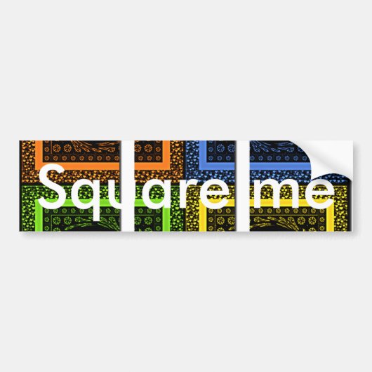 バンパーシールテンプレートカーバンパーシール バンパーステッカー (正面)