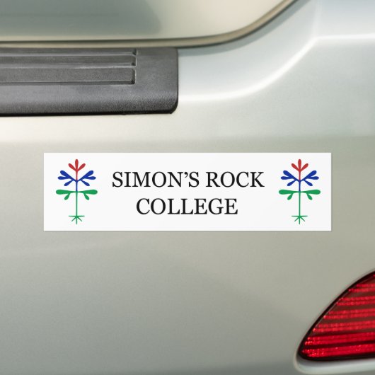 バンパーステッカーとブラックSRC & Tri-color Saplings バンパーステッカー (車上)