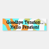 バンパーステッカーのヴィンテージのRVingのユーモアの粋氷船のおもしろい バンパーステッカー (正面)