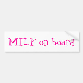 バンパーステッカーの上のMiLf バンパーステッカー