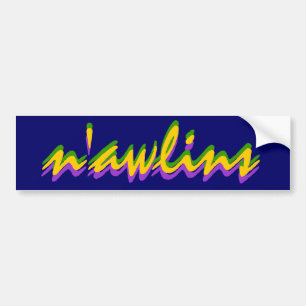 バンパーステッカーの視覚ノラニュー・オーリンズのn'awlins バンパーステッカー