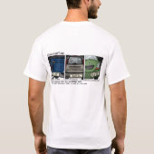 バンパーステッカーのTシャツ Tシャツ (裏面)