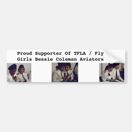 バンパーステッカーを操縦します バンパーステッカー (正面)