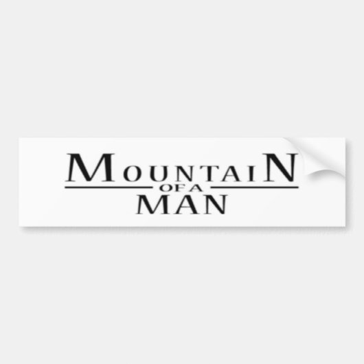 バンパーステッカーを苦闘している"強大な"デイヴィッドSampson バンパーステッカー (正面)