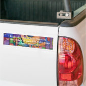 バンパーステッカーを走って下さい バンパーステッカー (トラック上)