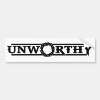 バンパーステッカーイバラの冠 バンパーステッカー