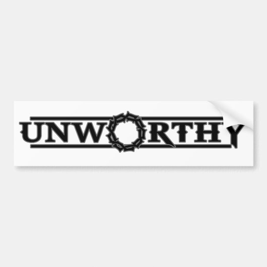 バンパーステッカーイバラの冠 バンパーステッカー (正面)