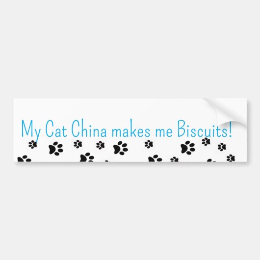 バンパーステッカークッキー バンパーステッカー (正面)